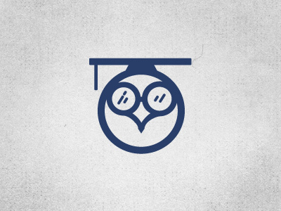 Owl Icon - Final circle logo owl round