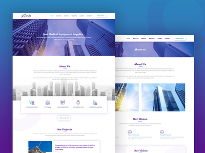 Corporate Website Design for Civil Firm