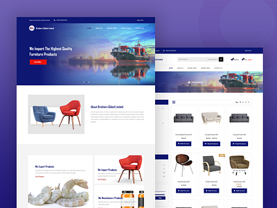 Business and eCommerce Site for Import-Export Company