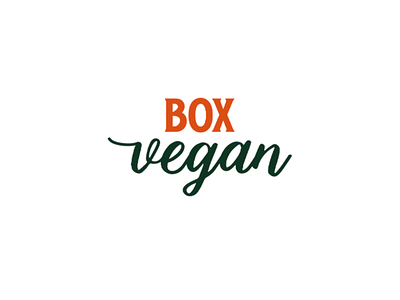 Box Vegan Logo brand branding logo vegan veganomega 3 vegetarian
