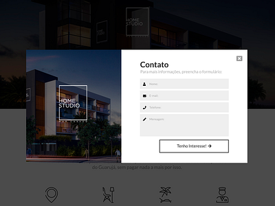 Formulário Contato HomeStudio