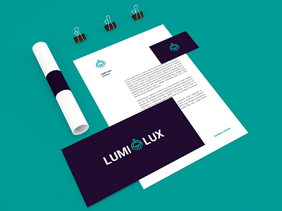 LumiLux Logo brand brand design branding design light logo logotype