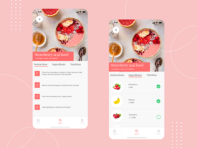 Cooking recipe mobile app