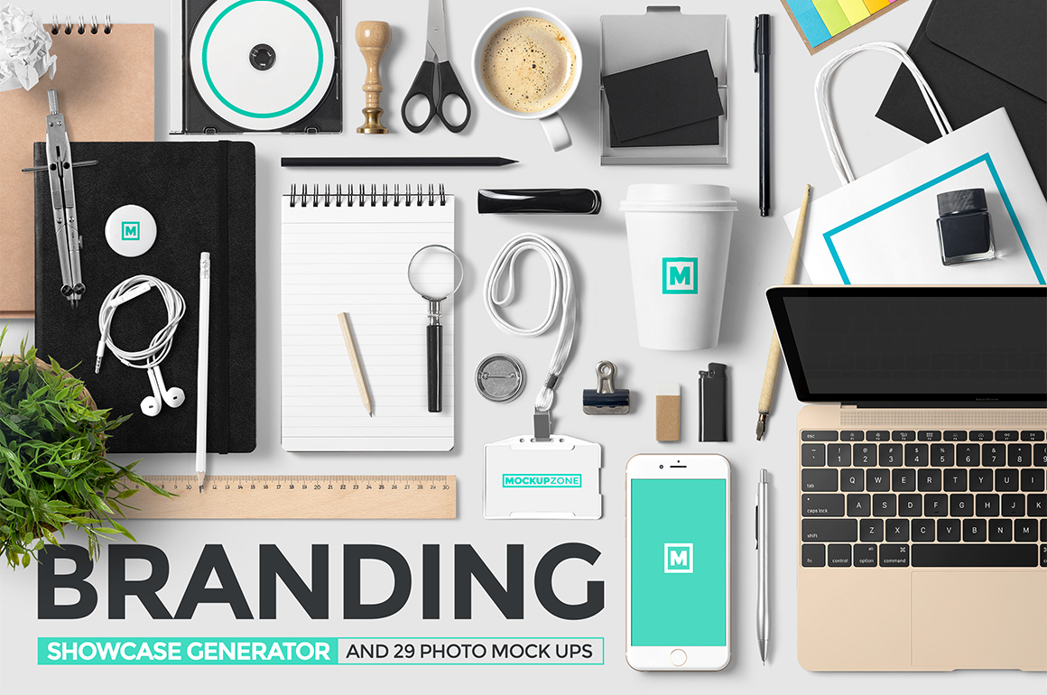 Branding Showcase Generator by Mockup Zone on Dribbble