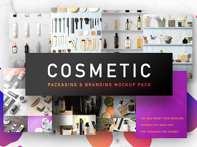 Cosmetic Packaging And Branding Mockup