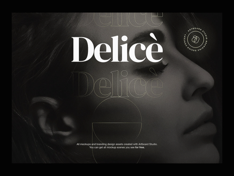 Delicè - Branding design concept artboard studio brand brand design brand identity branding branding design free freebie mock up mockup package package mockup packaging packaging design packaging mockup