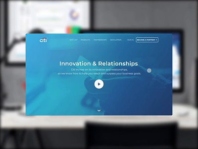 Marketing Landing Screen for PLCC Company bank banking desktop application desktop design financial services flinto interaction design landing page plcc private label credit card product design prototype animation sketch ui ux uidesign