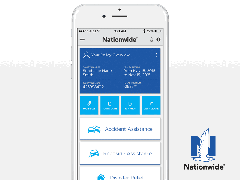 Mobile App - File An Automobile Claim