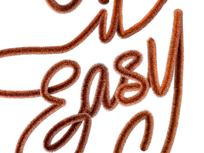 LETTERING TAKE IT EASY