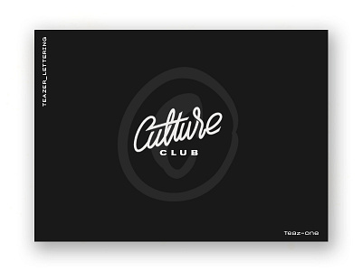 Cultureclub blaze club graffiti lettering ligature logo script spray tag teaser teaz