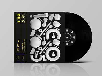 EP COVER 3d abstract branding c4d cover design illustration logo music primitive shapes render teaser typography vector