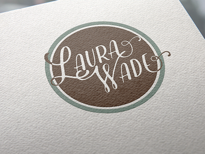 Personal Logo draft: Laura Wade branding identity logo