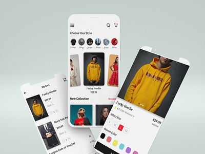 E-commerce App UI design