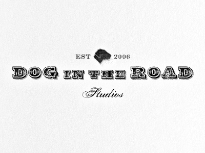 Dog in the Road Logo dog in the road logo