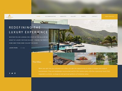 Alegance Villas Singapore - Landing Page dailyui design home page homepage hotel landing landing page travel ui ui ux design uidesign user inteface web web design website