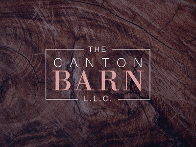 The Canton Barn barn branding building design line logo logo design logotype minimalist minimalist logo minimalistic nature photo sans serif serif simple texture type typography wood