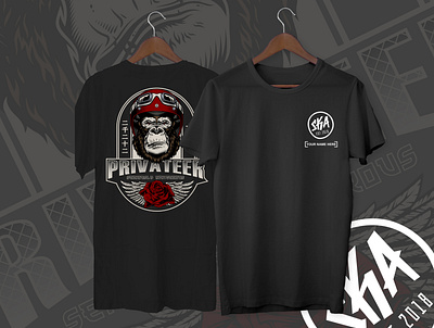 Gorilla Privateer Tshirt apparel casual clothing design sale gorilla sale tshirt tshirt tshirt design