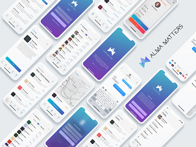 Alma Matters   |   Mobile UI Design