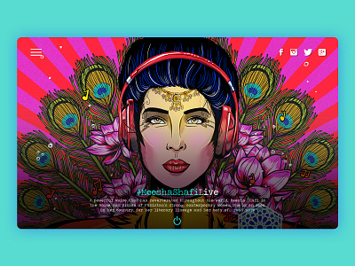 Meesha Shafi | UI Design Animation html css jquery ui responsive