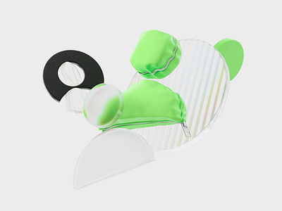 user pic 🕶️ 3d avatar c4d coronarender glass illustration latex ui user userpic zipper