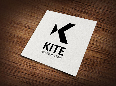 Kite - K letter Logo app branding coral draw design graphic design icon illustrator logo vector
