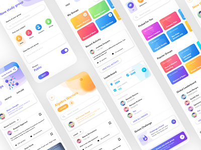 Mobile App UI - Byju's Study Forum Feature byjus education app education ui education ux ios design mobile app mobile app design mobile design mobile ui mobile uiux mobile ux ui online forum student app student network study forum study groups