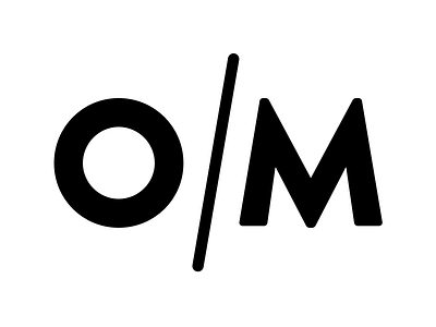 O / M Studio brand logo studio