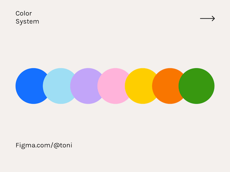 Color system color system designsystem figma minimal