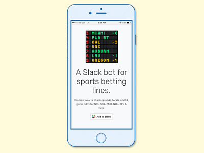 Spreadbot slack sports betting