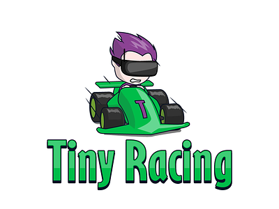 Tinyracing cartoon kart kid racing tiny videogame virtual vr