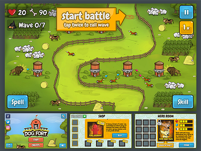 Fort Game GUI and Logo