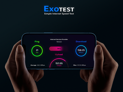 ExoTest animation app concept design graphic design illustration internet logo motion graphics smartphone ui