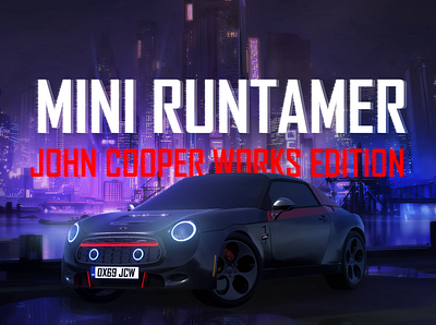Mini Runtamer 3d car concept design graphic design illu illustration model popular transport