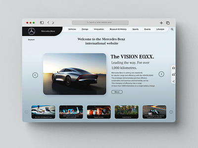 Mercedes-Benz Site Redesign