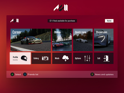 Assetto Corsa 2 Interface (Concept)