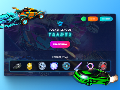 Rocket League Item Trading Site (Concept)