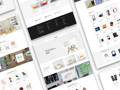 Elegant Furniture E-commerce Shop e commerce e commerce shop elegant furniture modern shop ui ui kit