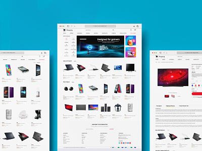 E-commerce website UIUX design