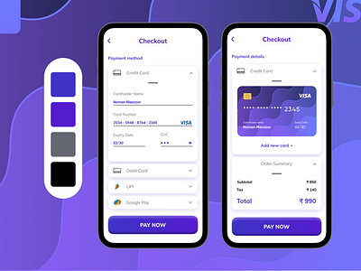 Credit Card Checkout Daily UI Challenge #002