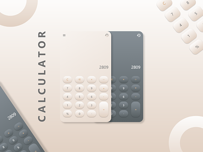 Calculator UI - Mobile App adobexd app dailyui dailyuichallenge design illustration ui ux
