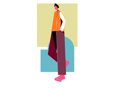 Still Walking 2d animation boy branding characterdesign colorful design fashion flat illustration graphic design illust illustration man product realistic ui ux vector web illustration