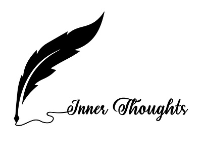 Inner Thoughts Logo Design loveyourself motivation poetry quoteoftheday quotes thoughts writer writing
