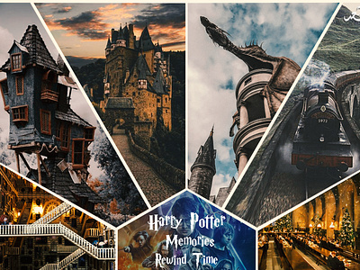 Harry Potter Memories Collage Effect