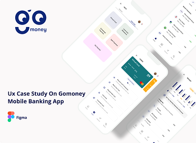 A redesign of gomoney mobile banking app app design typography ui ux