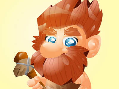 caveman animation avatar branding characterdesign characters children book illustration illustration logo mascot character story book character