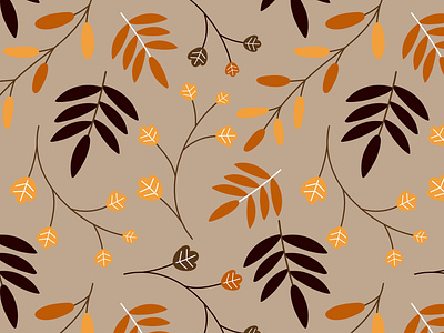 pattern with leaves