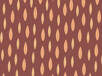 Cozy leaves pattern