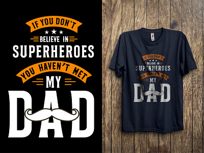 Father's Day T-shirt Design design graphic design logo