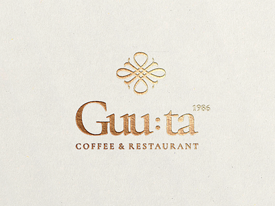 Guu:ta / Logo brandidentity branding design icon identity lettering logo type typography