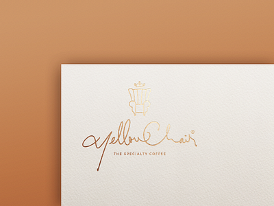 Logo Yellow Chair - The Specialty Coffee brandidentity branding design identity lettering logo type typography